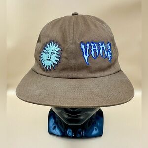 Vans Sun Face Old School Hat Brown Blue Skate Surf Retro
